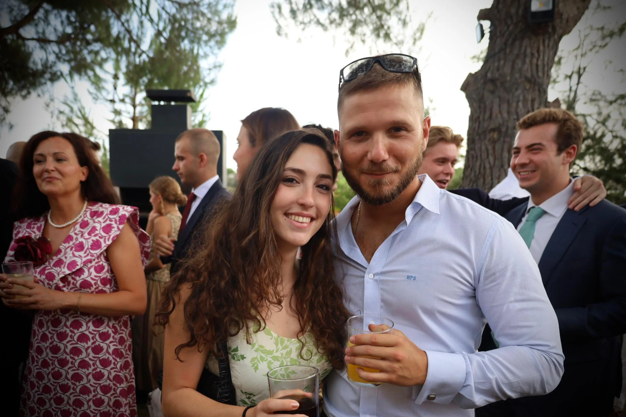 Margarita y Hugo juntos en una celebración