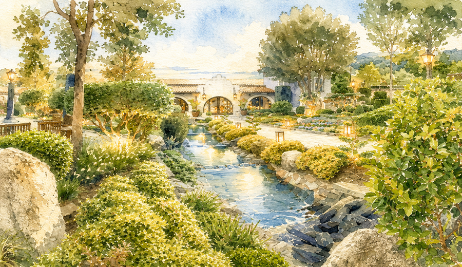 Garabato artístico de Hacienda Jacaranda